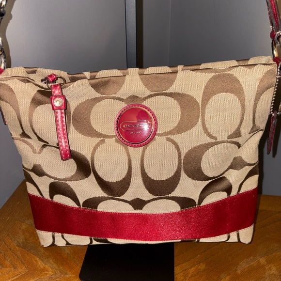 Coach Signature Stripe Crossbody Bag - Picture 2 of 11